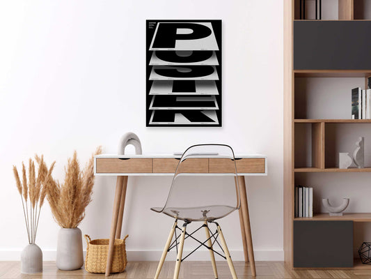 Another Poster – Layered Typography Print