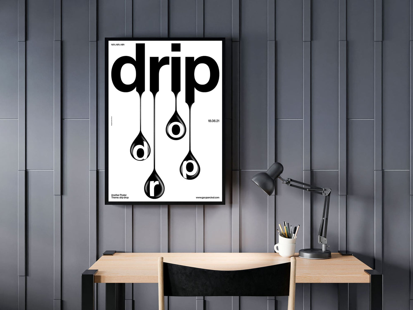 Drip Drop (Black & White)