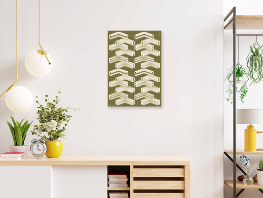 Four Corners – Geometric Typography Poster