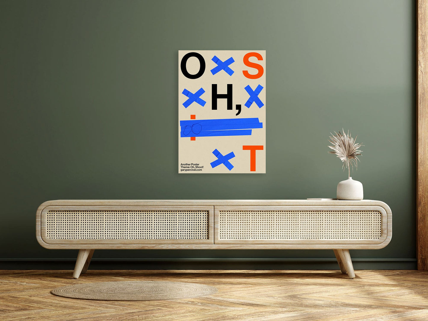 Oh Shoot! – Playful Typographic Poster