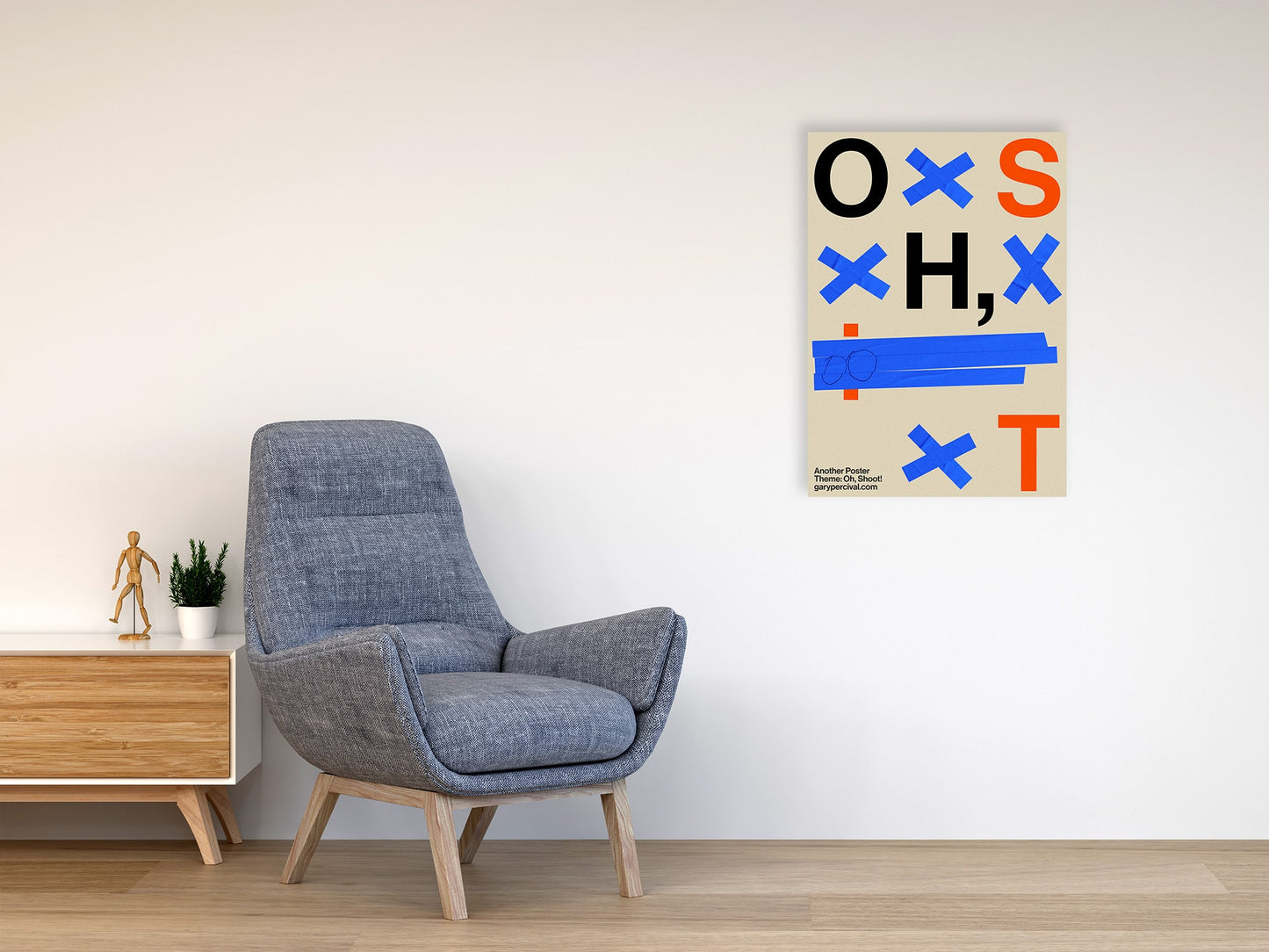 Oh Shoot! – Playful Typographic Poster