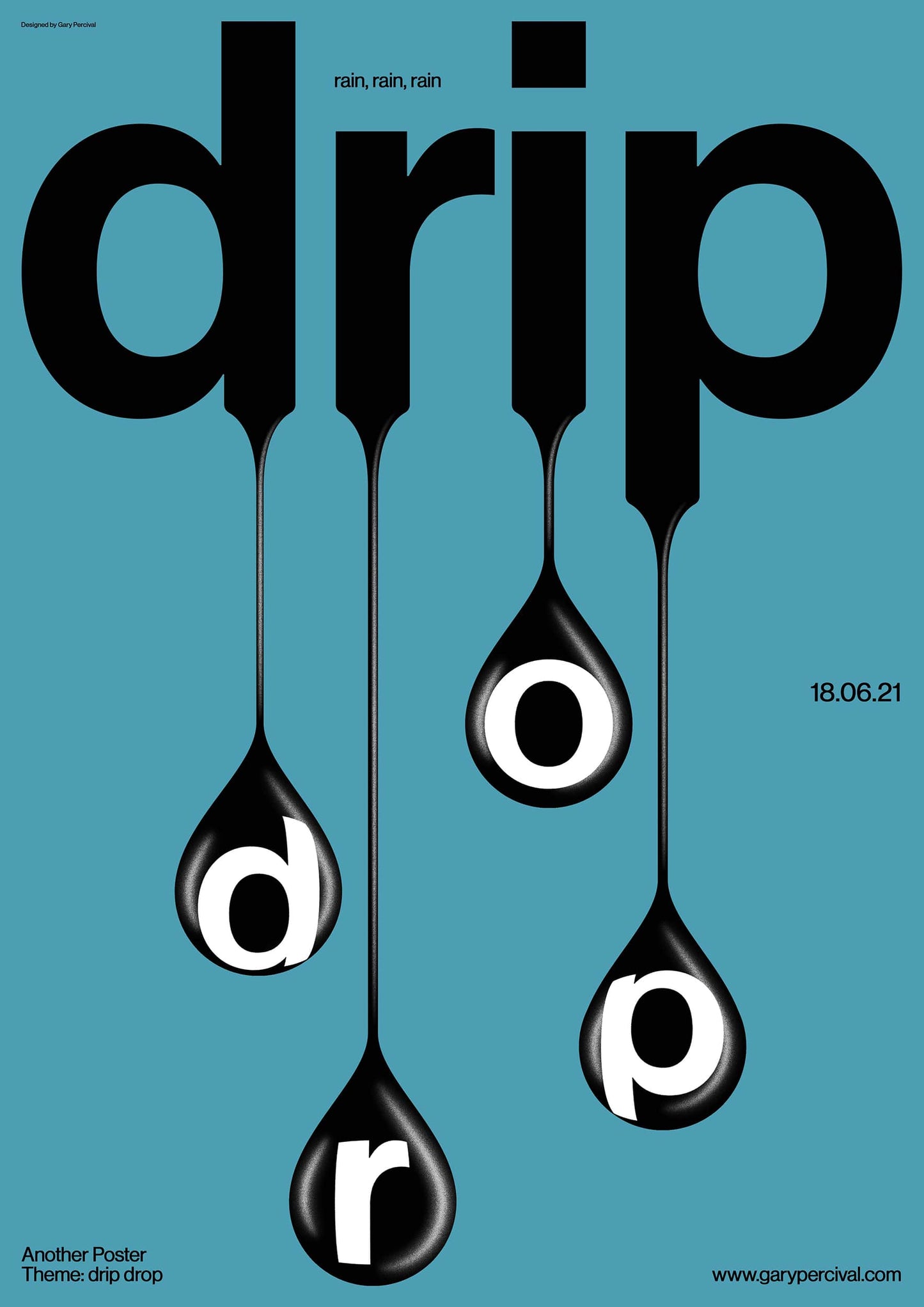 Drip Drop (Teal)