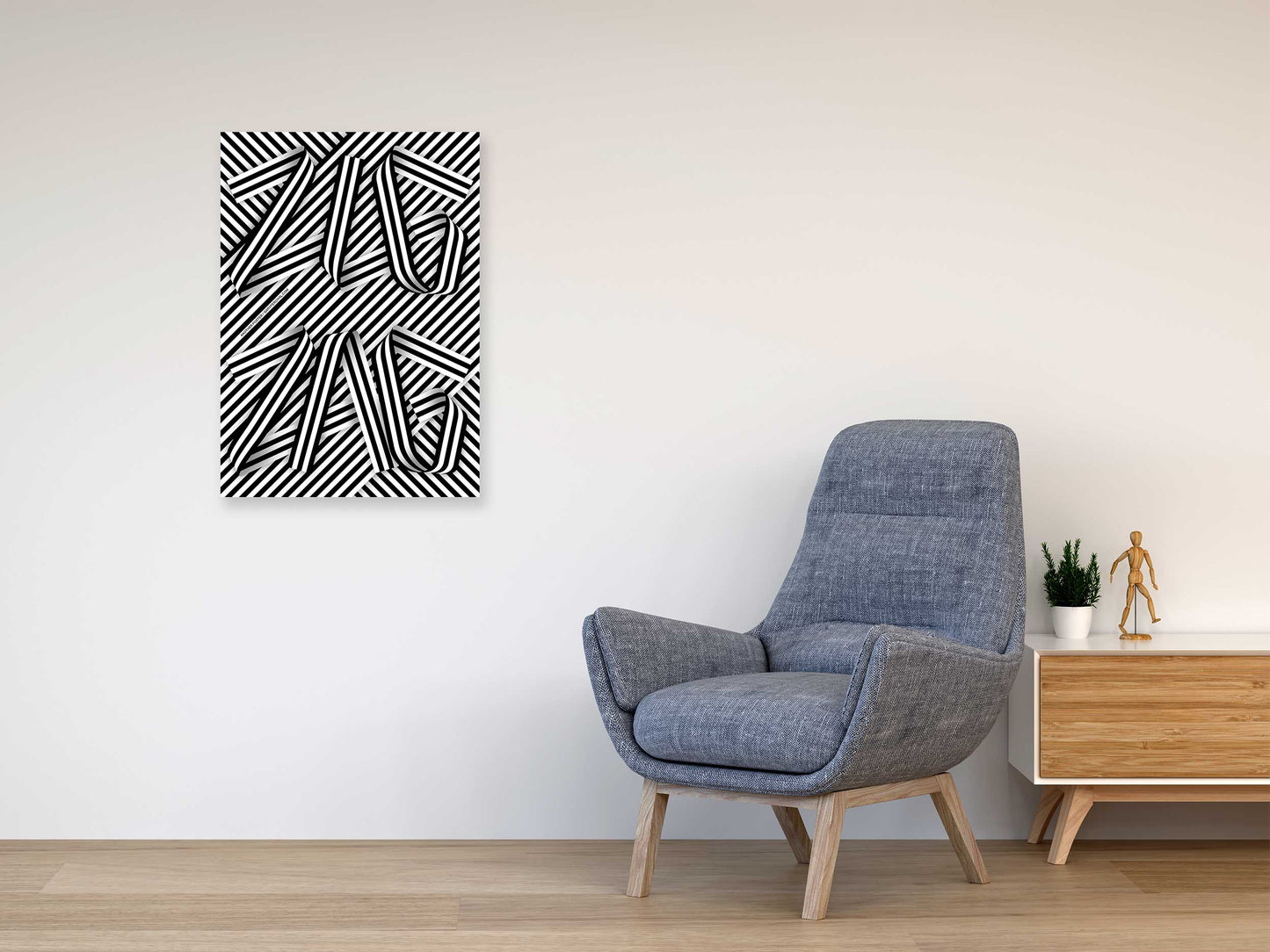 Zig Zag (Black & White)