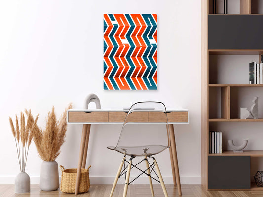 Zig Zag – Bold Geometric Typography Poster